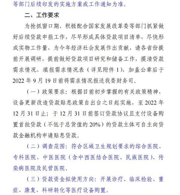 医疗设备贴息贷款政策申请条件及流程解读